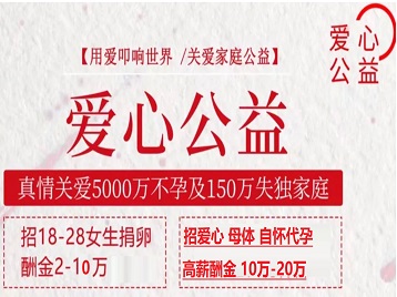 高平捐卵助孕生子 爱心志愿者招募